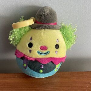Squishmallows Resul Blacklight Clown Clip Plush